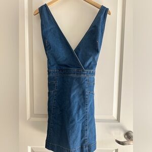 Free People Mini Denim Dress